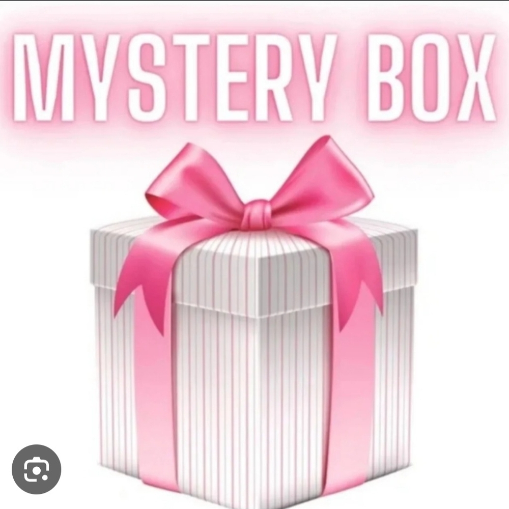 Mystery Box with Pink Ribbon